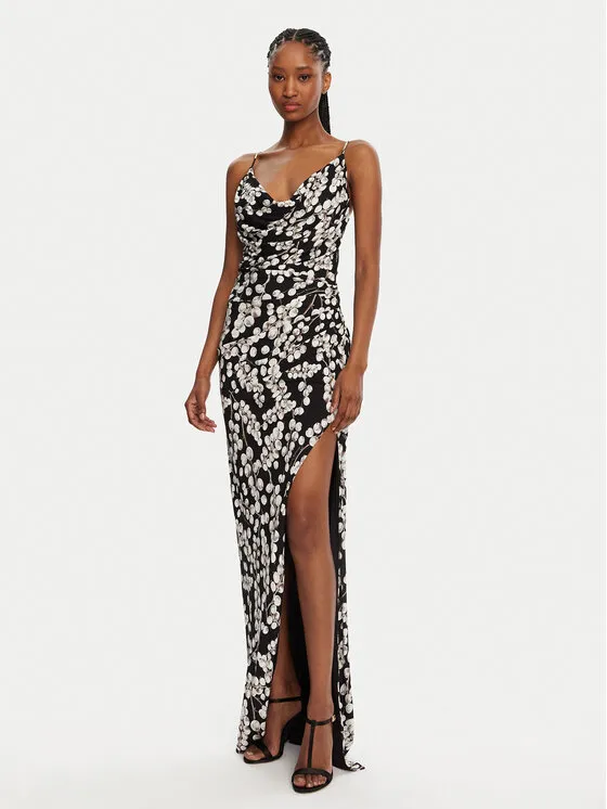 Abendkleid · Schwarz · Maxi