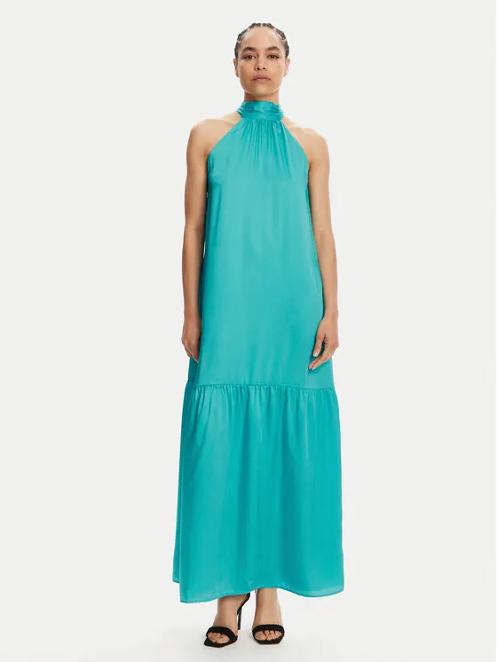 Abendkleid · Türkisfarben · Maxi