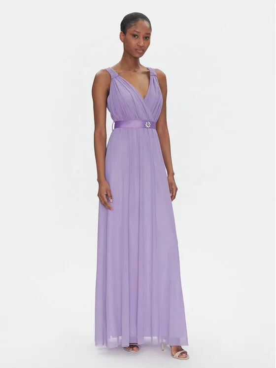 Abendkleid · Violett · Lang