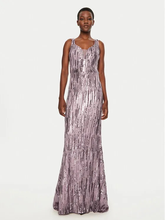 Abendkleid · Violett · Maxi