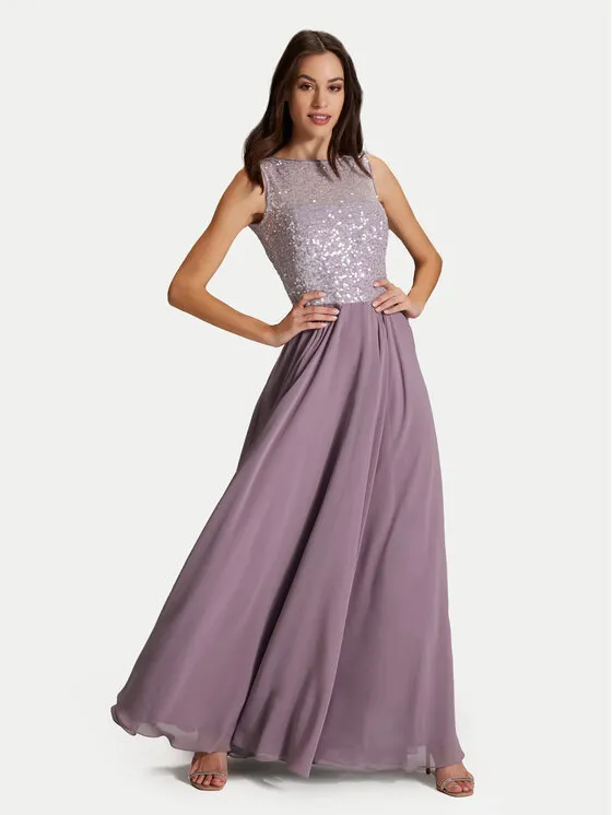Abendkleid · Violett · Maxi