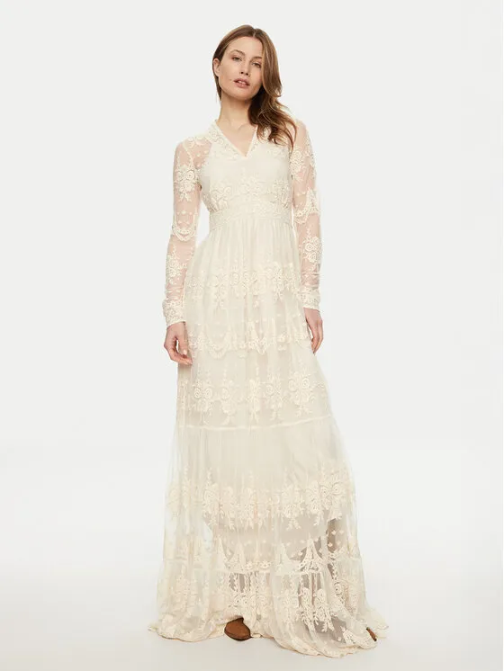 Abendkleid · Weiß · Maxi