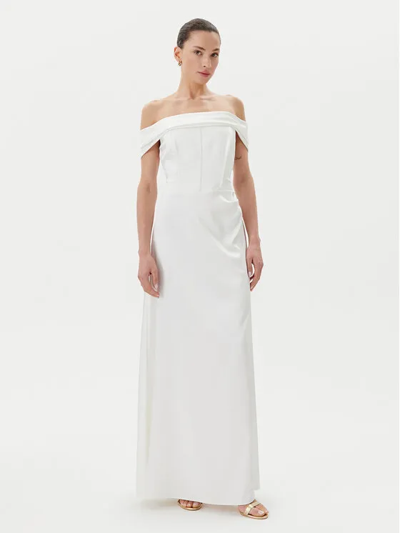 Abendkleid · Weiß · Maxi