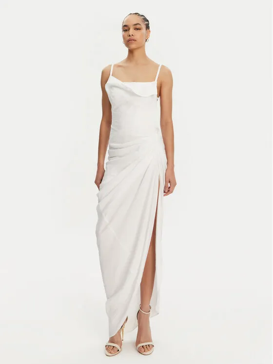 Abendkleid · Weiß · Maxi