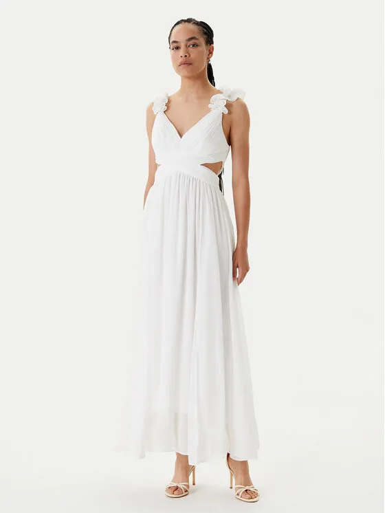 Abendkleid · Weiß · Maxi