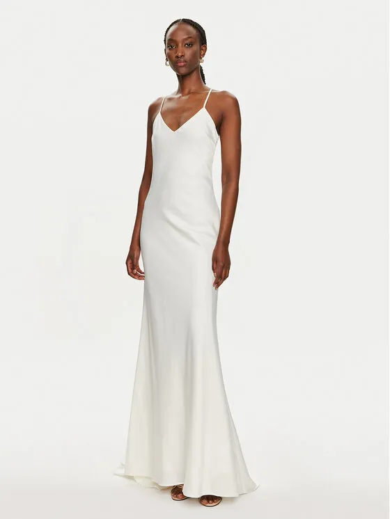 Abendkleid · Weiß · Maxi