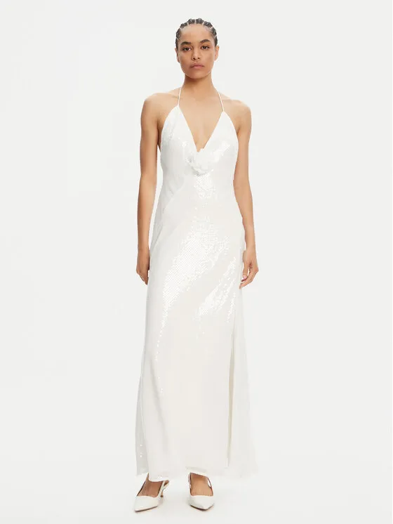 Abendkleid · Weiß · Maxi