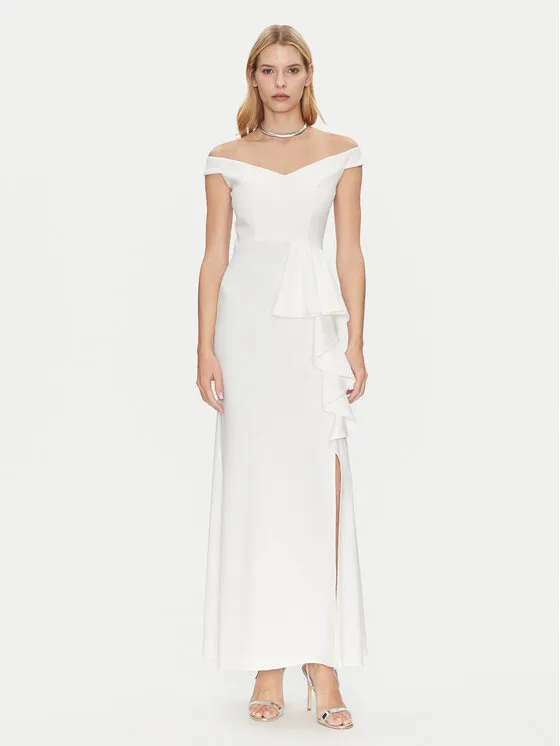 Abendkleid · Weiß · Maxi