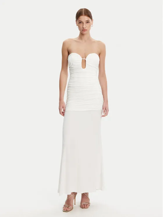 Abendkleid · Weiß · Maxi