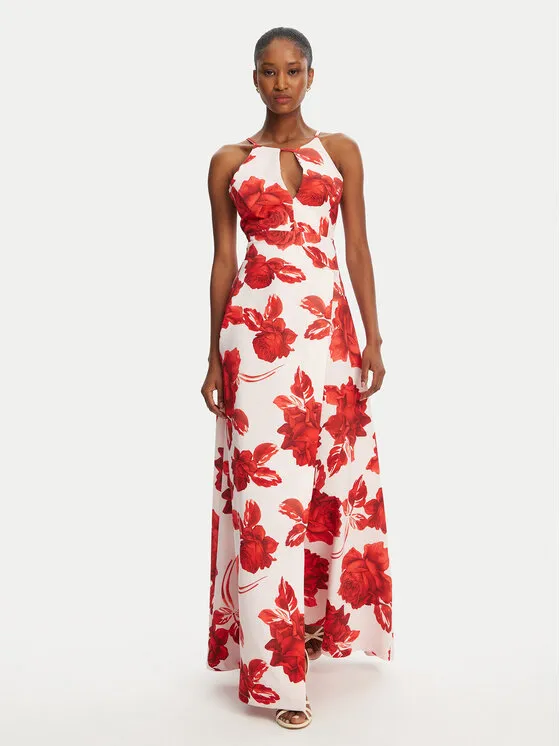 Abendkleid · Weiß · Maxi