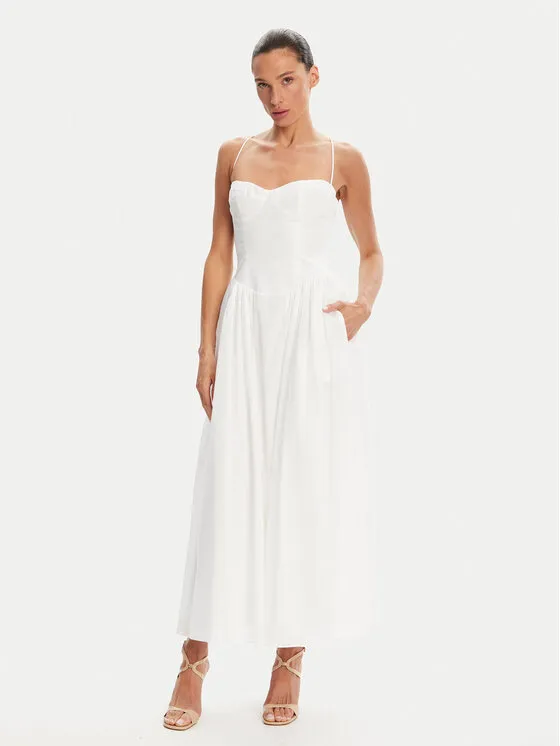 Abendkleid · Weiß · Maxi