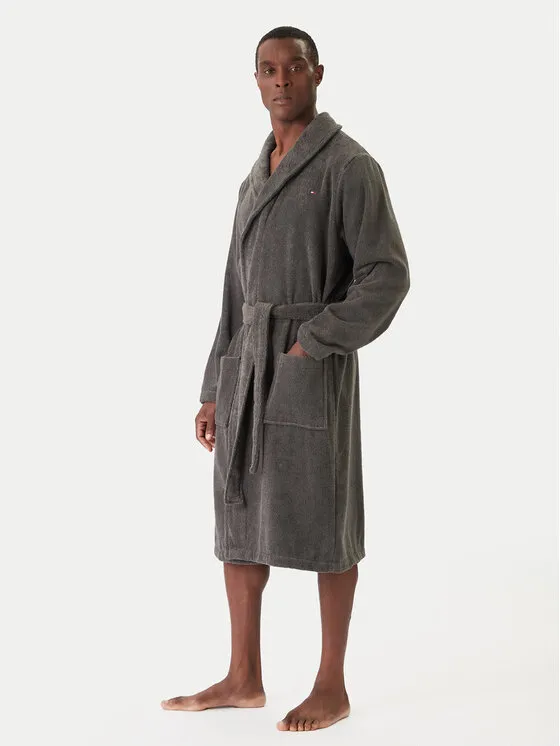 Bademantel · Grau