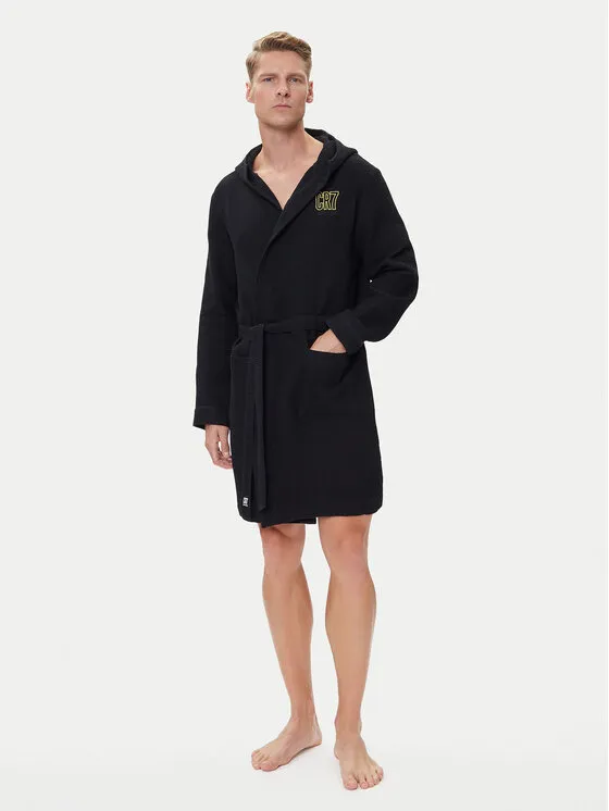 Bademantel · Schwarz