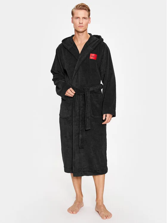 Bademantel · Schwarz
