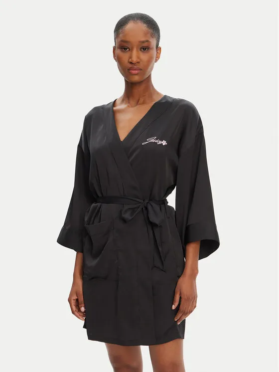 Bademantel · Schwarz