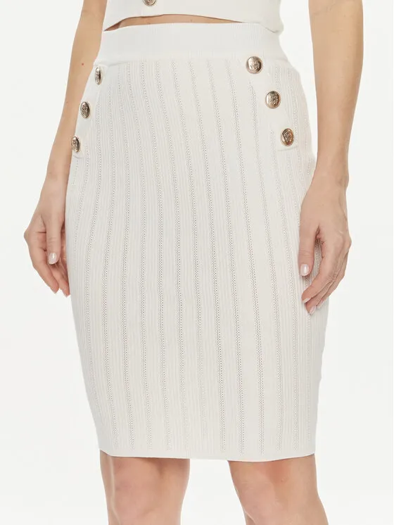 Bleistiftrock · Beige · Mini