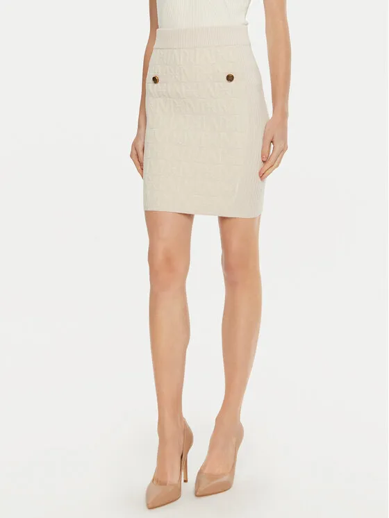 Bleistiftrock · Beige