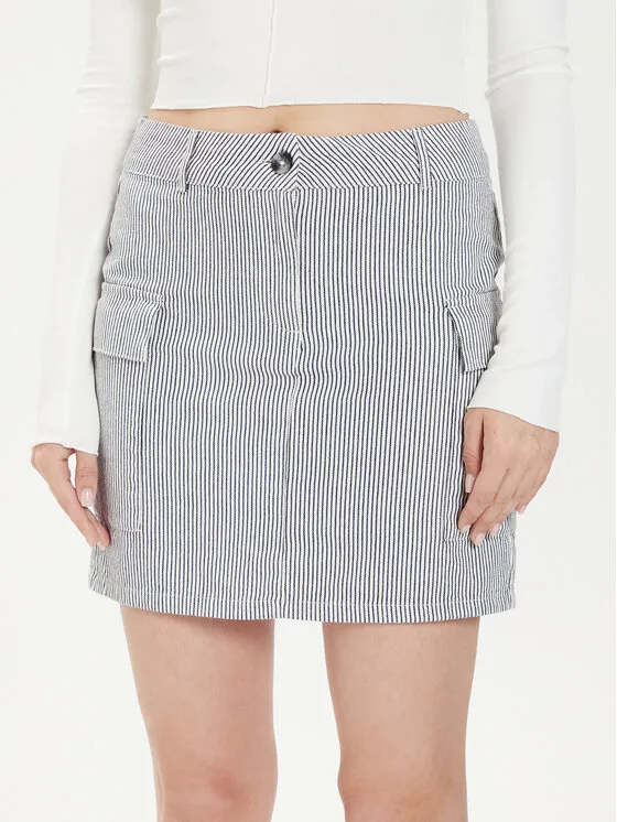 Bleistiftrock · Dunkelblau · Mini