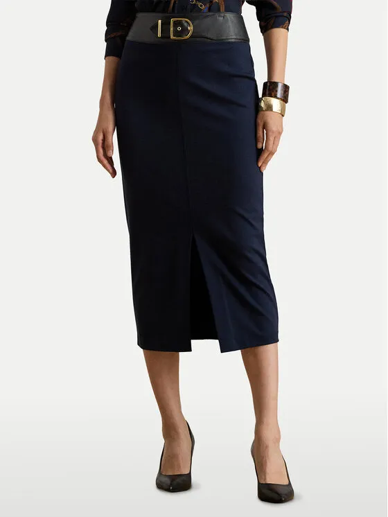 Bleistiftrock · Dunkelblau