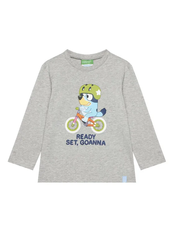 Bluse · Blue · Grau