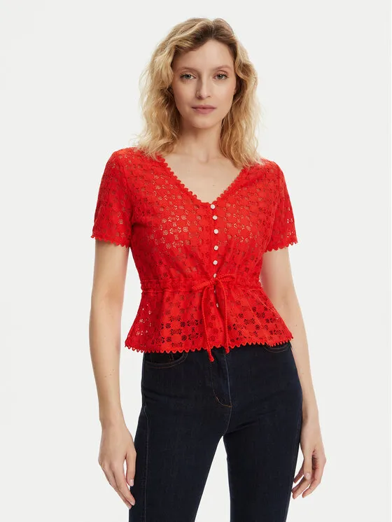Bluse · Rot