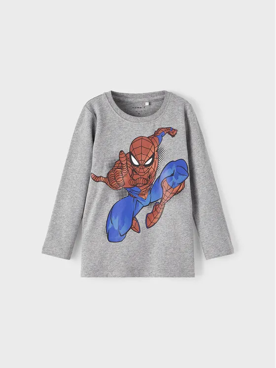 Bluse · Spider-Man · Grau