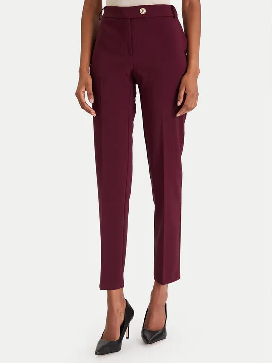 Chinos · Dunkelrot · Slim Fit