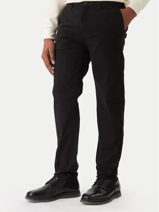 Chinos · Schwarz · Regular Fit