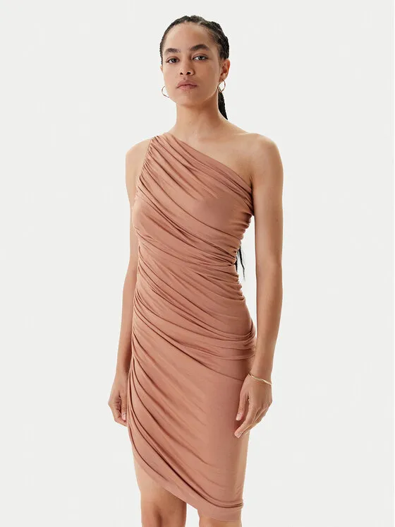 Coctailkleid · Beige · Mini