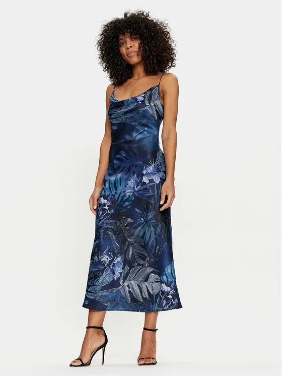 Coctailkleid · Bunt · Midi