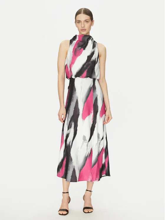 Coctailkleid · Bunt · Midi