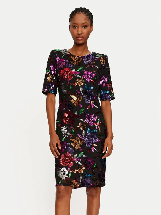 Coctailkleid · Bunt · Mini