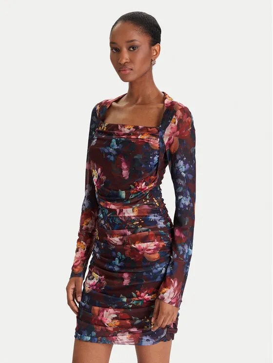 Coctailkleid · Bunt · Mini