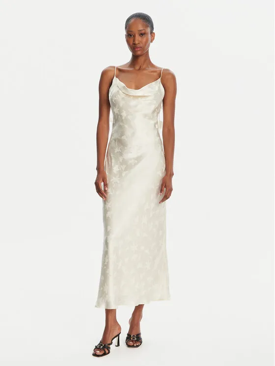 Coctailkleid · Écru · Midi