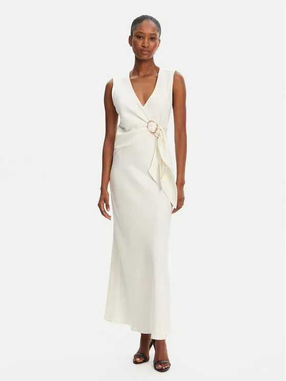 Coctailkleid · Écru · Midi