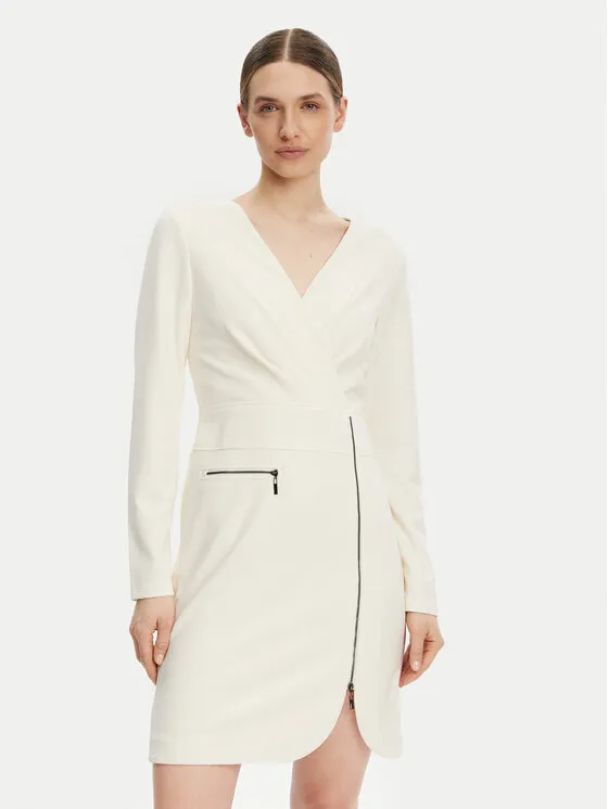 Coctailkleid · Écru · Mini