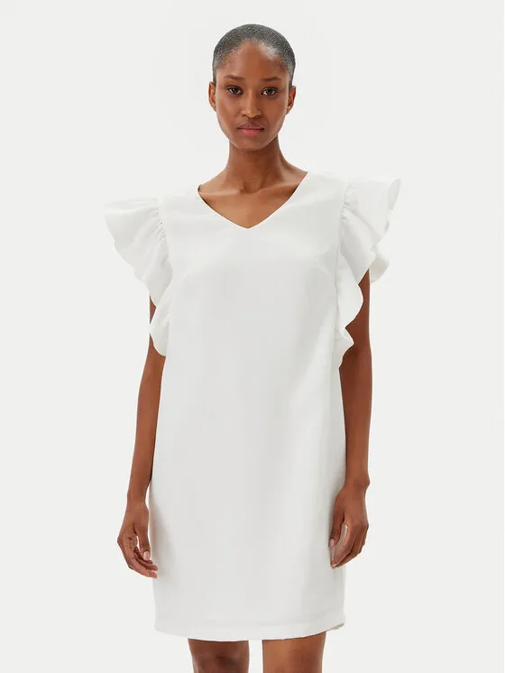 Coctailkleid · Écru · Mini