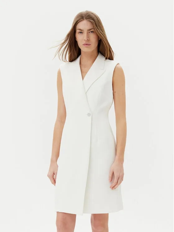 Coctailkleid · Écru · Mini