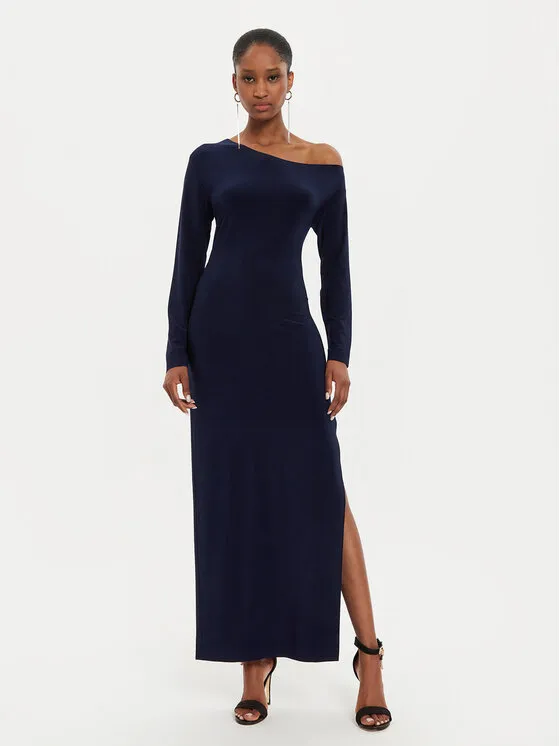 Coctailkleid · Dunkelblau · Midi