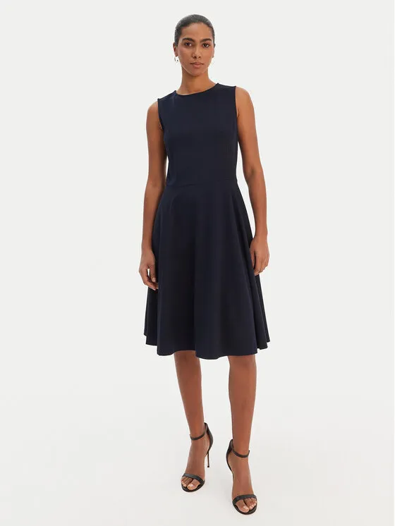 Coctailkleid · Dunkelblau · Midi