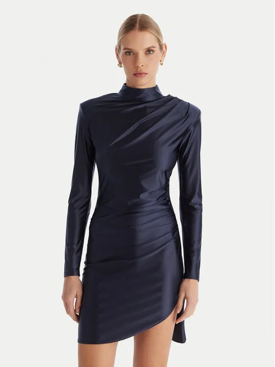 Coctailkleid · Dunkelblau · Mini