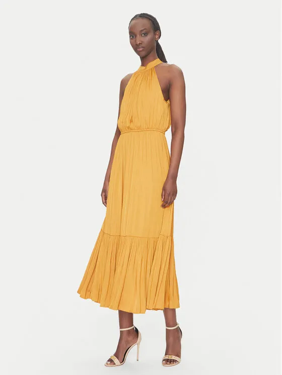 Coctailkleid · Gelb · Midi