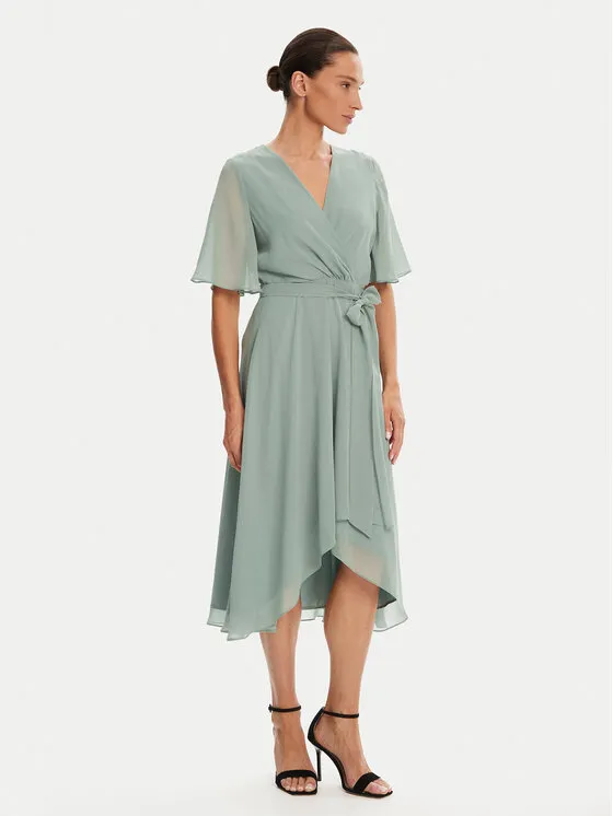 Coctailkleid · Grün · Midi