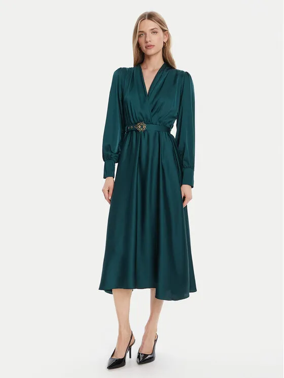 Coctailkleid · Grün · Midi