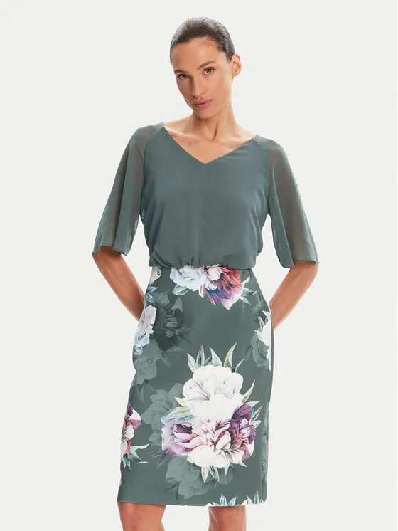 Coctailkleid · Grün · Mini