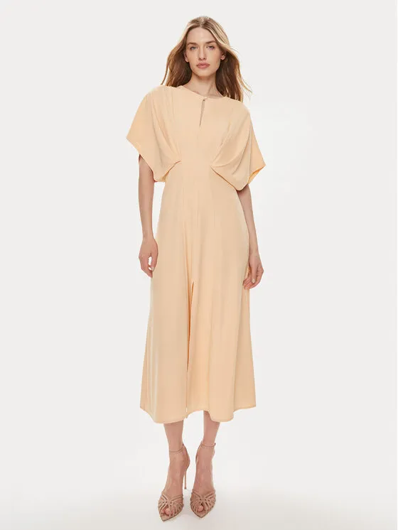 Coctailkleid · Orange · Midi