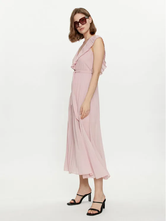 Coctailkleid · Rosa · Midi