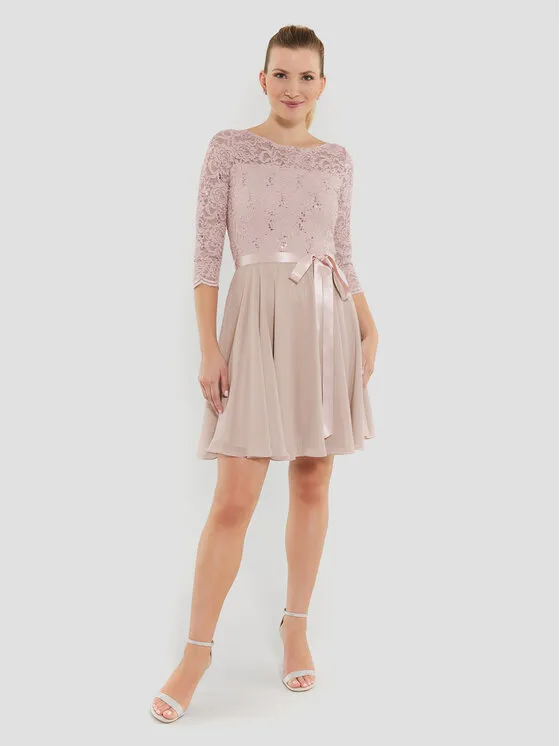 Coctailkleid · Rosa · Mini