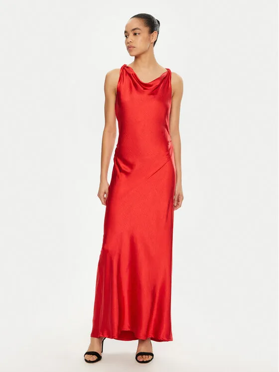 Coctailkleid · Rot · Maxi