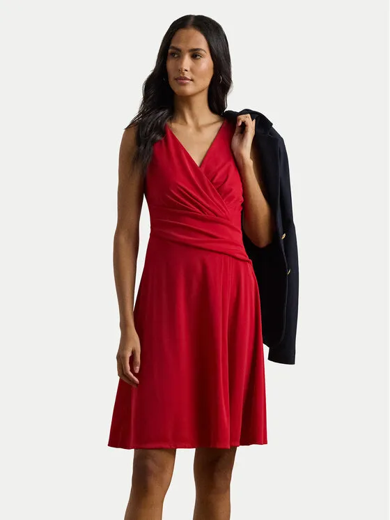 Coctailkleid · Rot · Midi